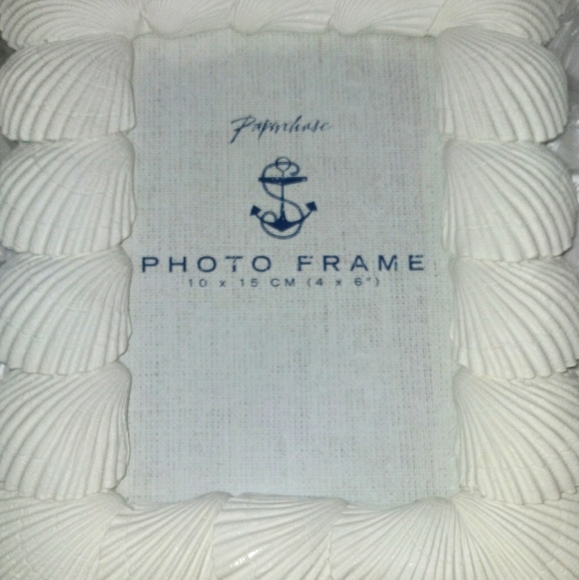 Summertime Seashell Covered Frame - Brand New! - Picture 1 of 3
